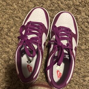 Nike Violet and White Athletic Shoes
